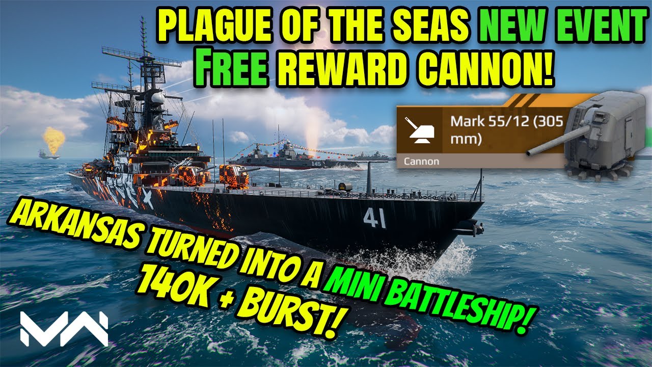 Plague of the Seas FREE Reward Cannon Mark 55/12! | Modern Warships