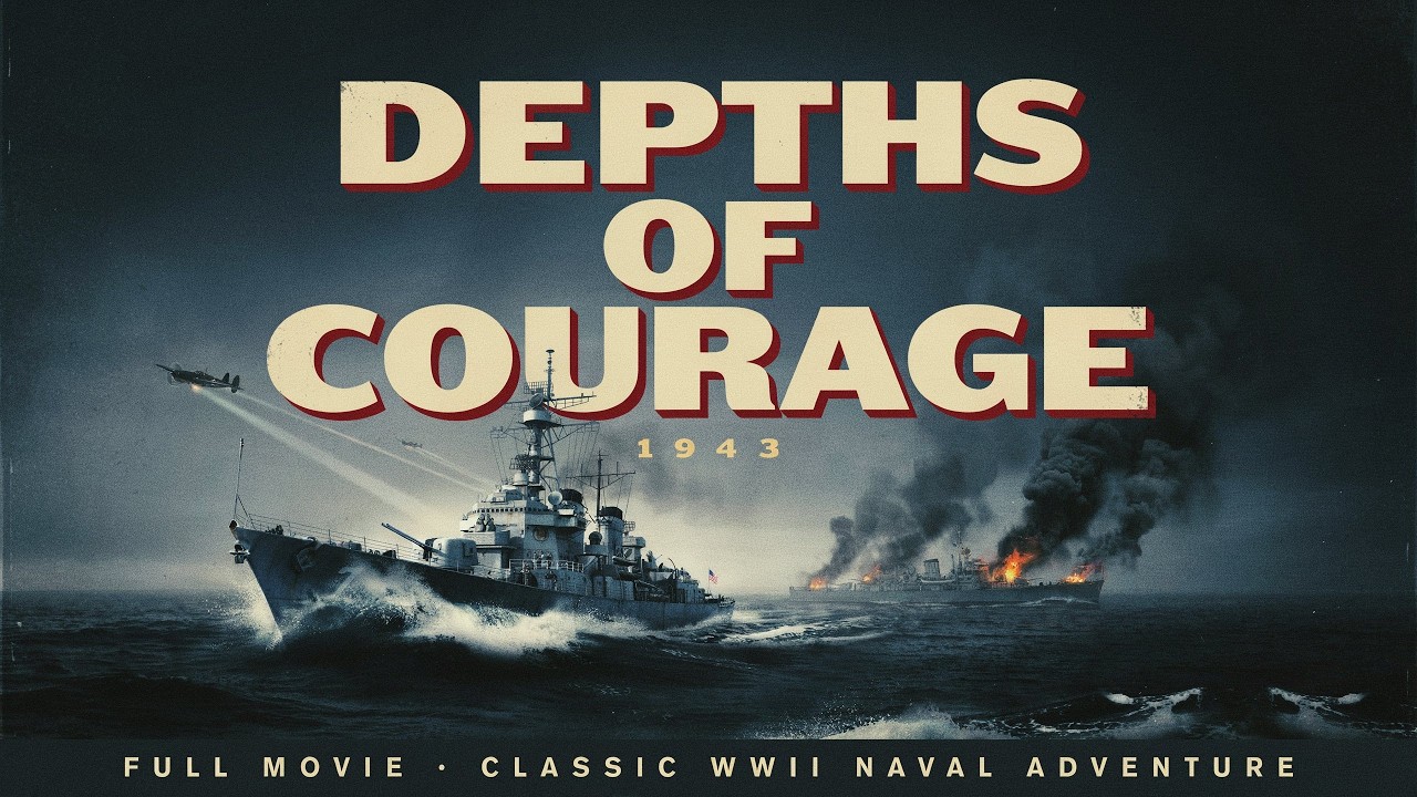 Depths of Courage (1943) | Full Movie | Classic WWII Naval Adventure | Full HD English Film