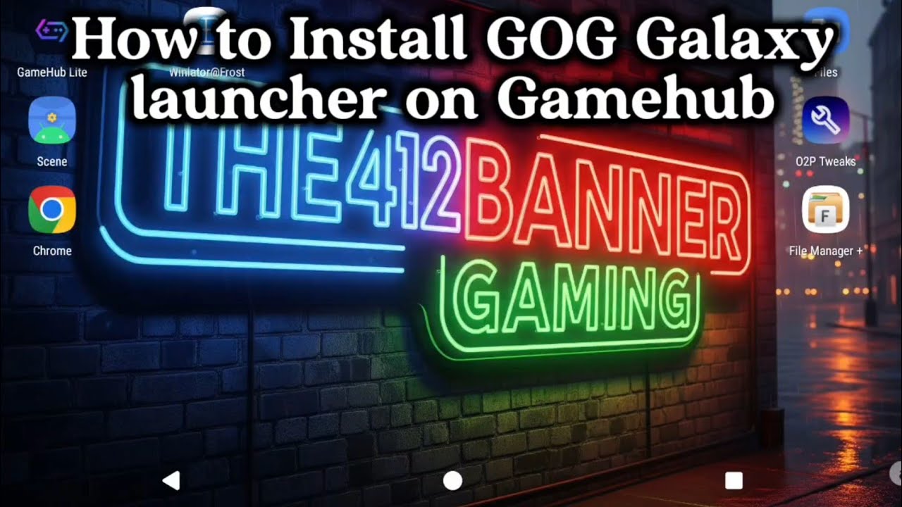 How to install GOG GALAXY Launcher on Gamehub 