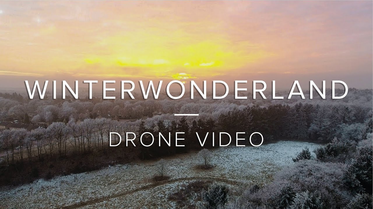 Huizen, een winter wonderland 2017 | 4K Drone Video
