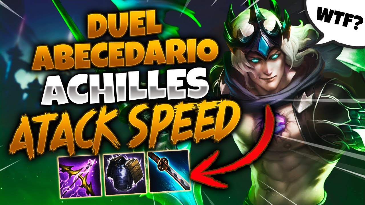 ACHILLES, EMPIEZA LA FIESTA DE BASICOS :D - Warchi - Smite Master Duel Abecedario Atk Spd