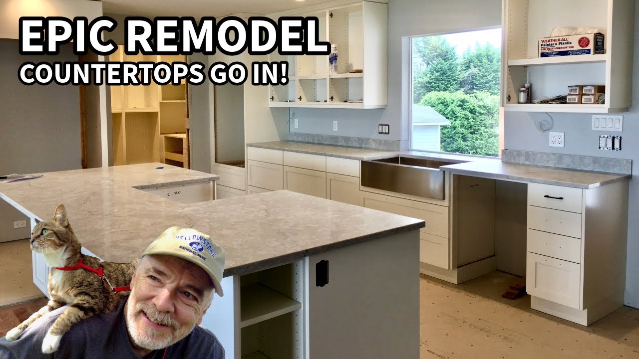 Epic Remodel - Part 21: Countertop Installation Day!