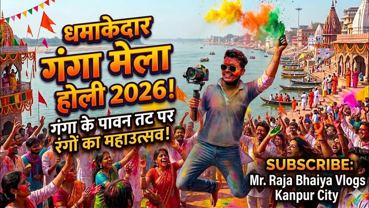  Ganga Mela 2026, MrRajaBhaiyaVlogsभाइयों आपको वीडियो का सबसे अच्छा हिस्सा कौन सा लगा कमेंट में बताओ