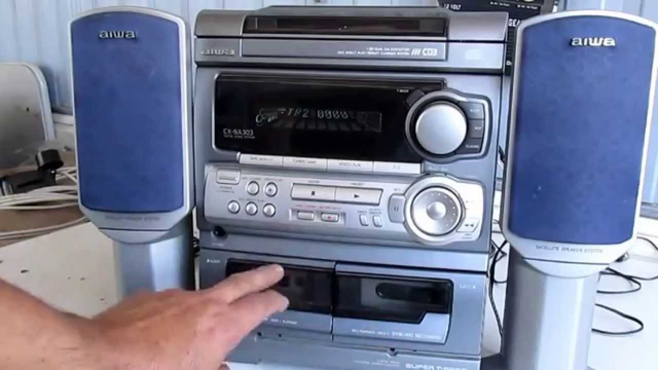 REPARACION DE UN ESTEREO   AIWA  CX-NA303U VIDEO # 1