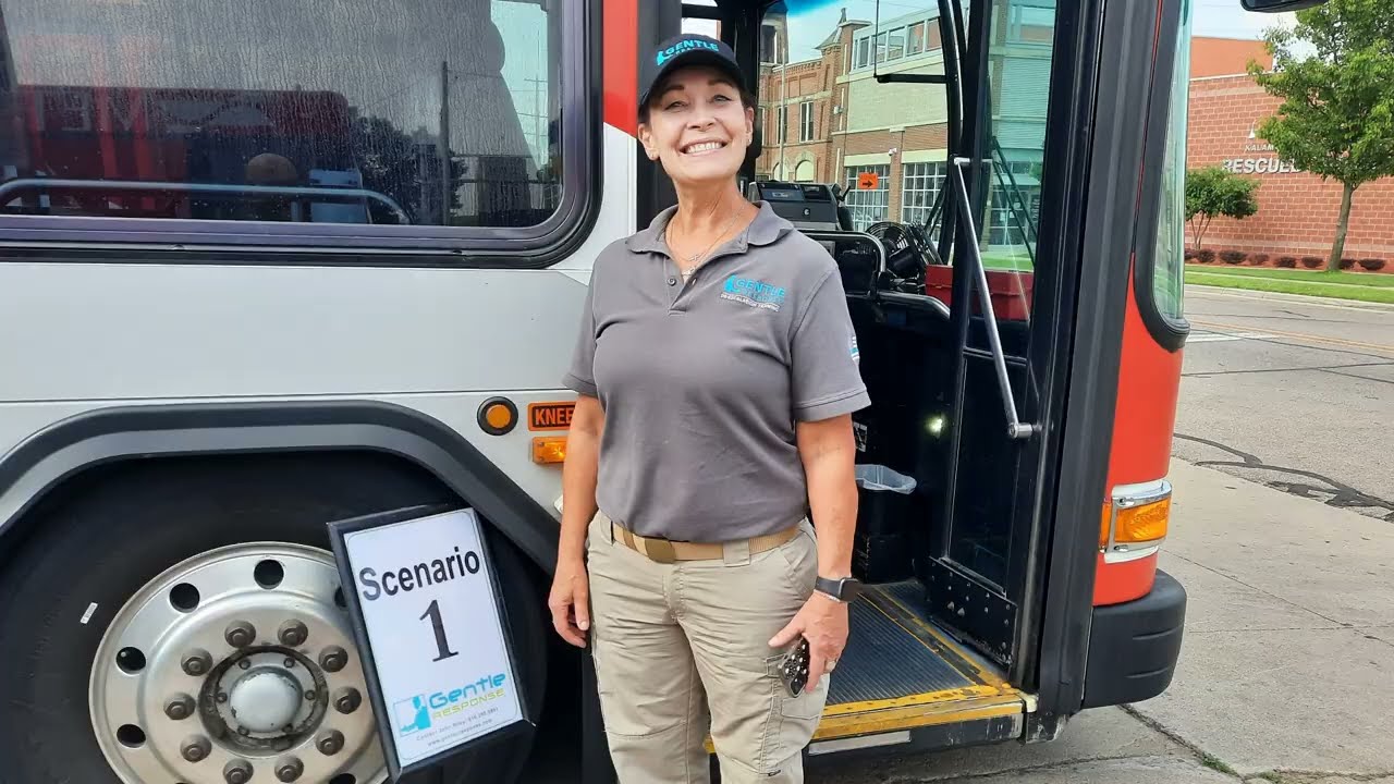 De-escalation Training with Kalamazoo Metro Transit bus drivers, Kalamazoo, MI
