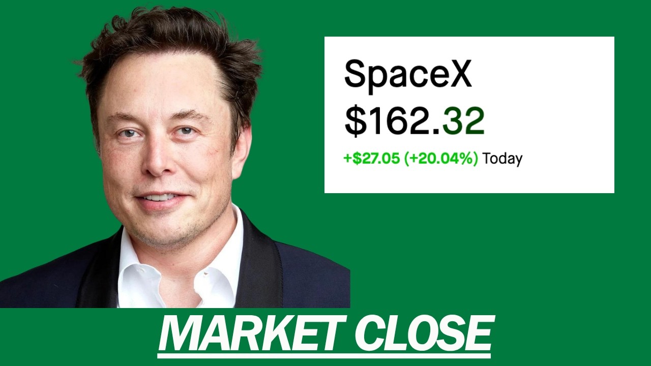 SPACEX MAKES IT'S OFFICIAL PUBLIC DEBUT | MARKET CLOSE