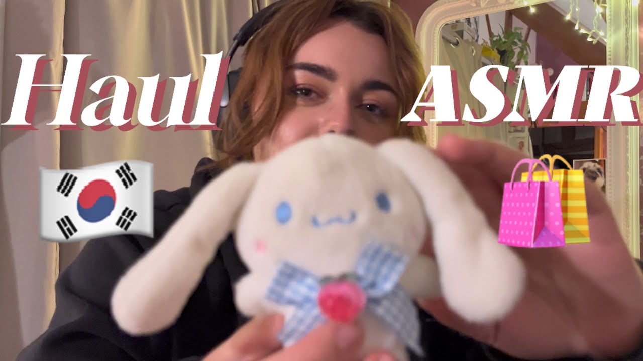 [ASMR] HAUL chill - achats de Corée du Sud 🇰🇷🛍️