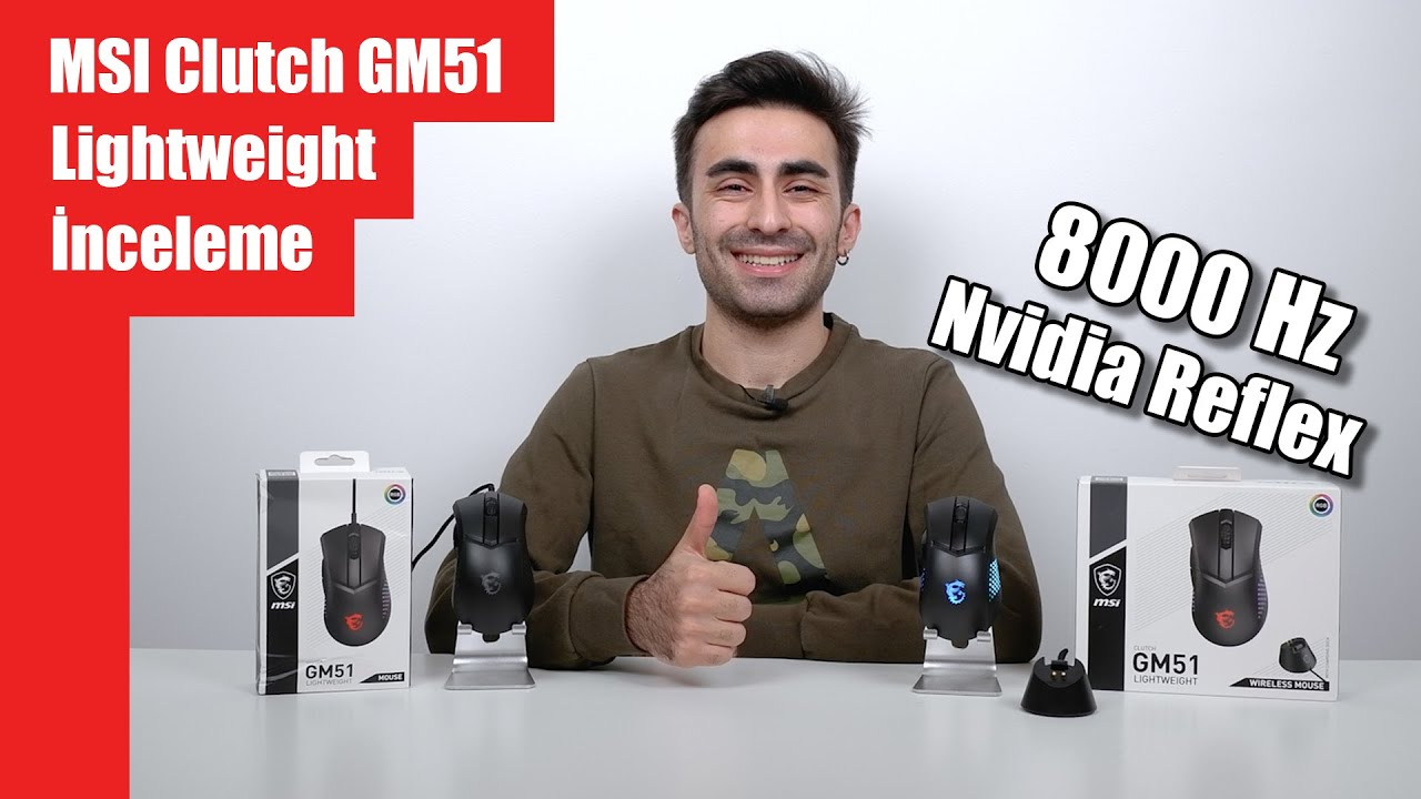 MSI Clutch GM51 Lightweight Oyuncu Faresi İnceleme - Nvidia Reflex destekli!