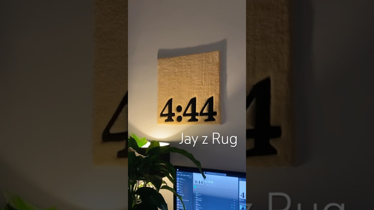 Wall hanging at the end ⚡️Jay z 