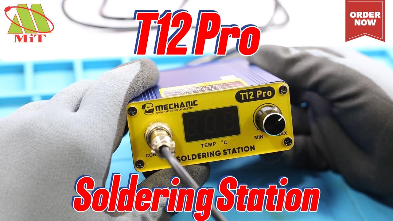 Mechanic T12 Pro Soldering Station &ndash; Professional Smart Soldering Tool
