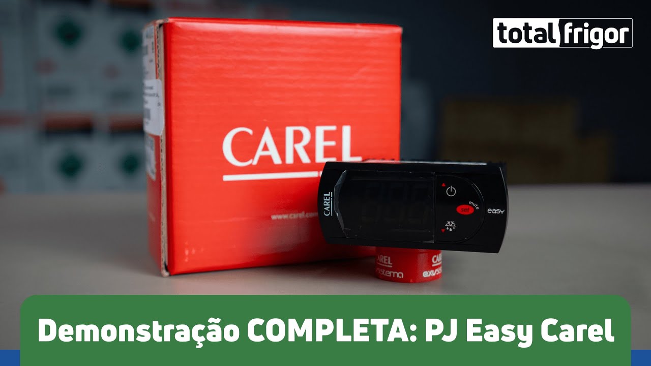 Configurar Controlador PJ Easy Carel SEM ERROS – Guia Rápido