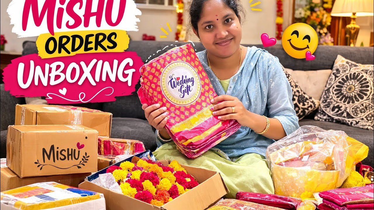 Meesho items Unboxing/ Marriage decoration items పెళ్లి అలంకరణ వస్తువులు unboxing #ytshorts💞💓🥰💯👌