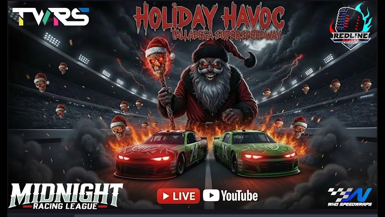 Midnight Racing League Presents | Holiday Havoc | Live On Redline Racing Network |