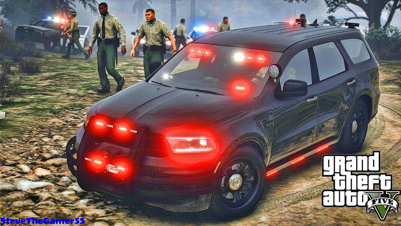 Шерифский патруль|| Мод GTA 5 Lspdfr|| #lspdfr #stevethegamer55