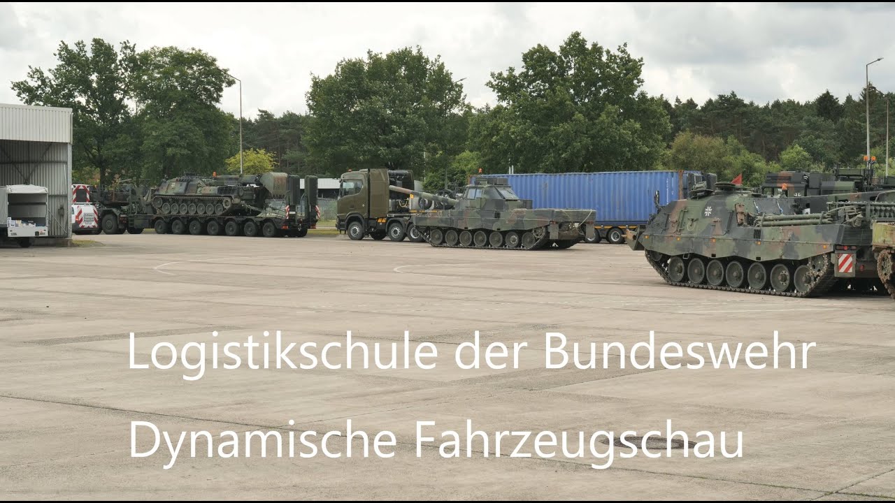 Dynamic Display of Leopard 2 ARVs, Driver Training Vehicles and others