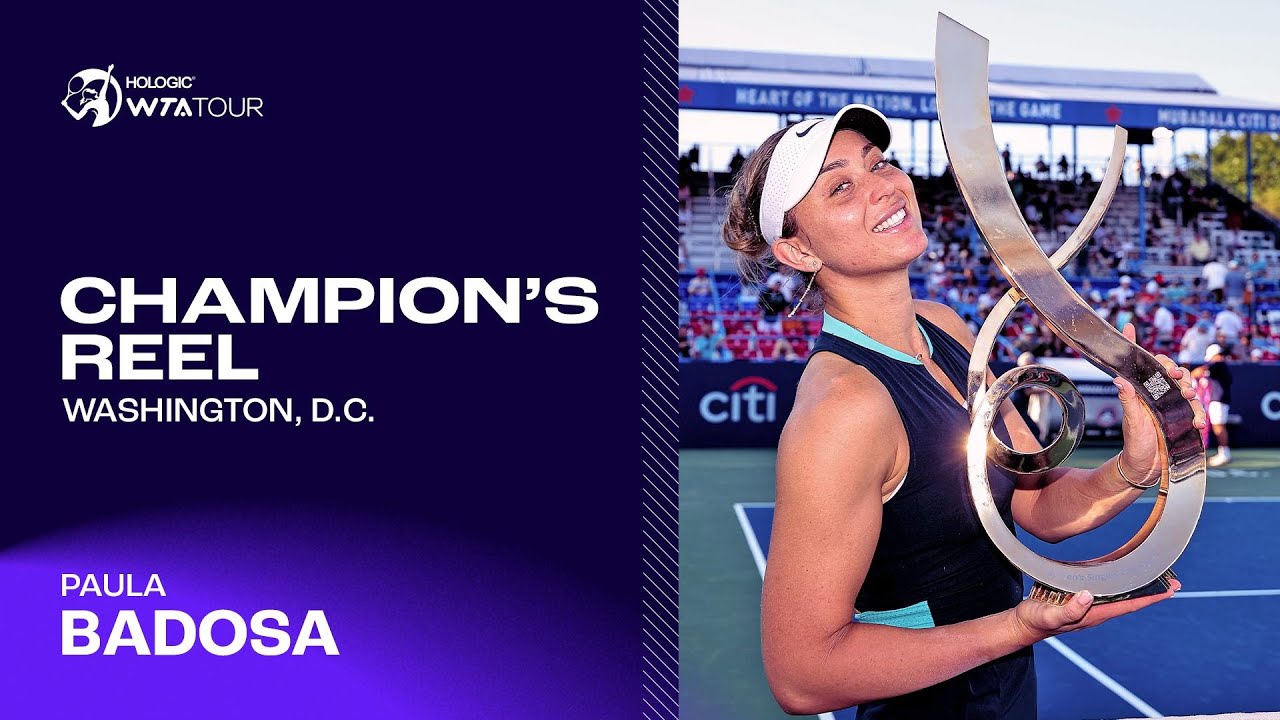Champion Paula Badosa's BEST POINTS from her Washington DC title run! 🏆