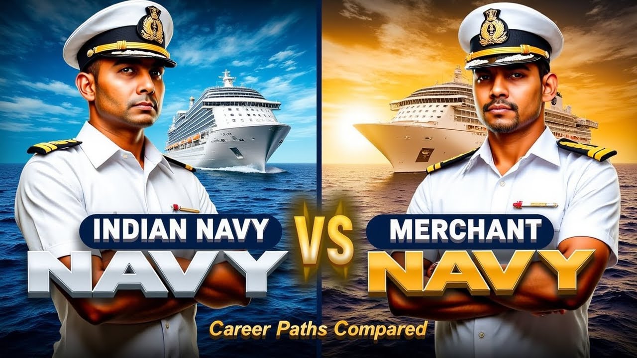 👉 2025 Merchant Navy vs Indian Navy: How to Join? Key Differences Explained! 🚢⚓.  #ytvideo #navy