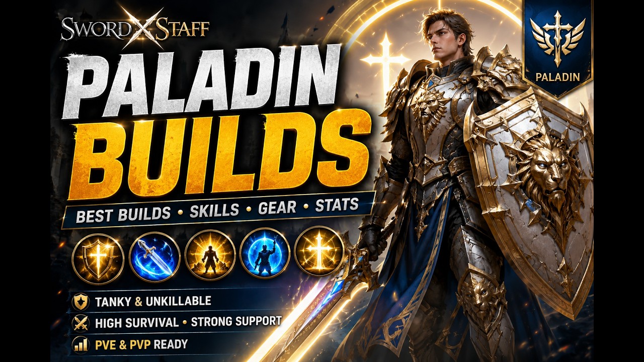 Sword X Staff Different Paladin Builds