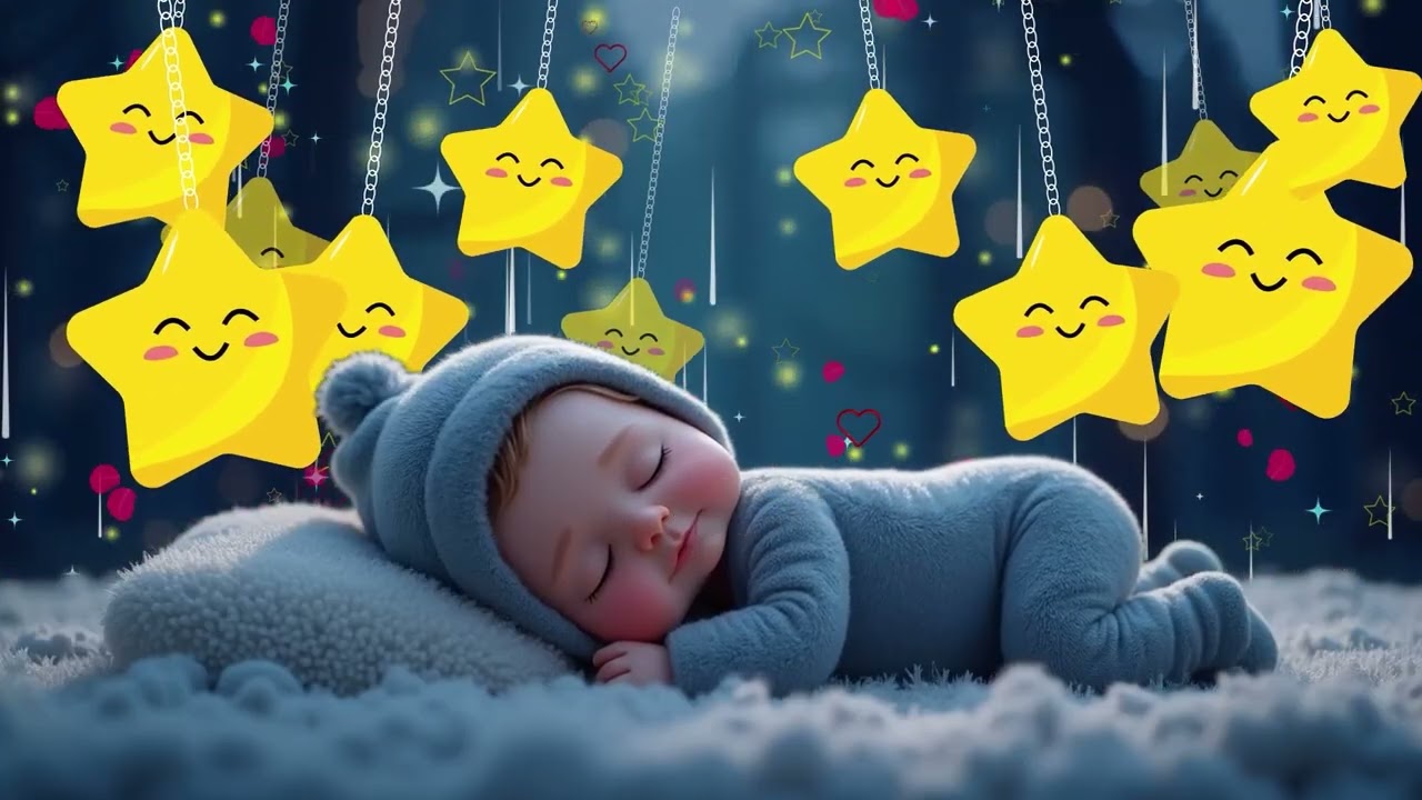 🎵 Sleep Instantly Within 3 Minutes 💤 Baby Sleep Music  Mozart & Brahms Lullaby 1