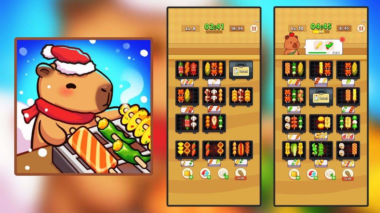 Foodie Sizzle Gameplay (Level 1 - 10)