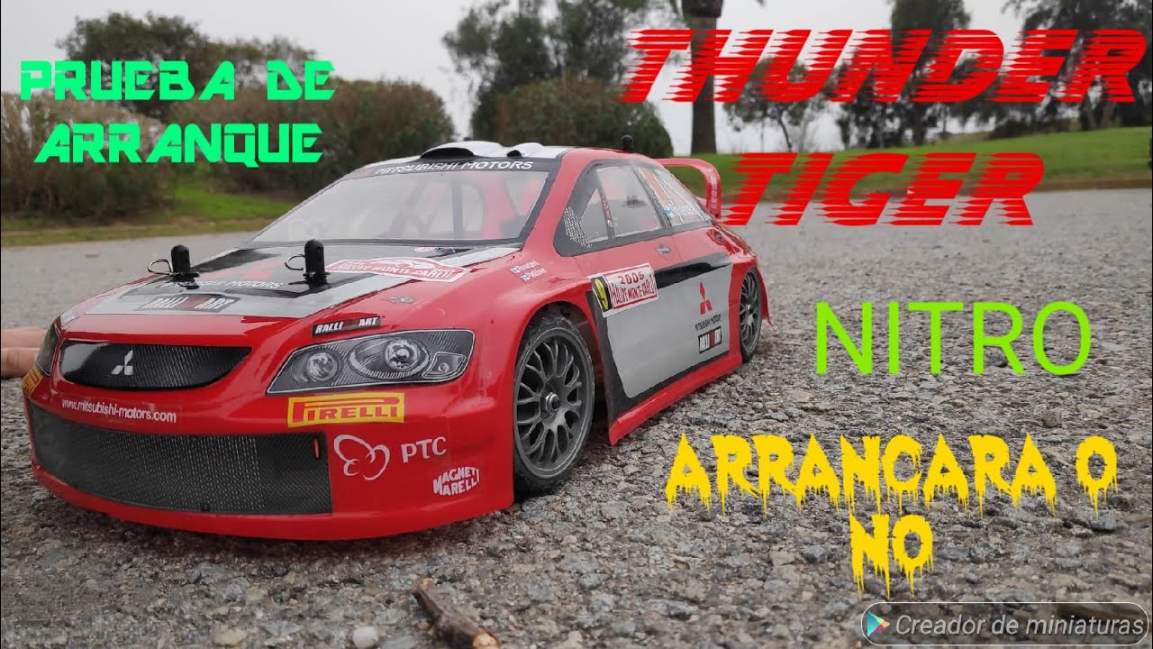 ⚡Thunder⚡ Tiger 1/10 Nitro Más de 10 años parado arrancará?