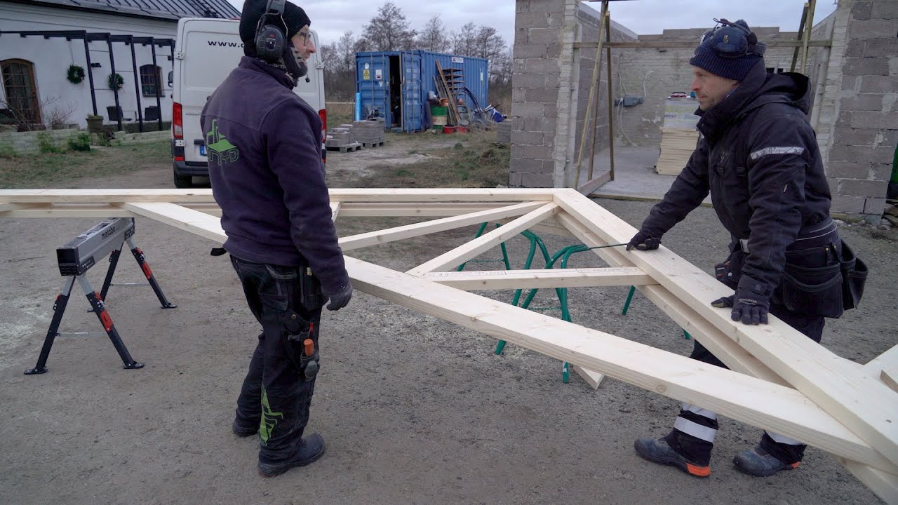 #59 Bygger egna takstolar till Garaget.