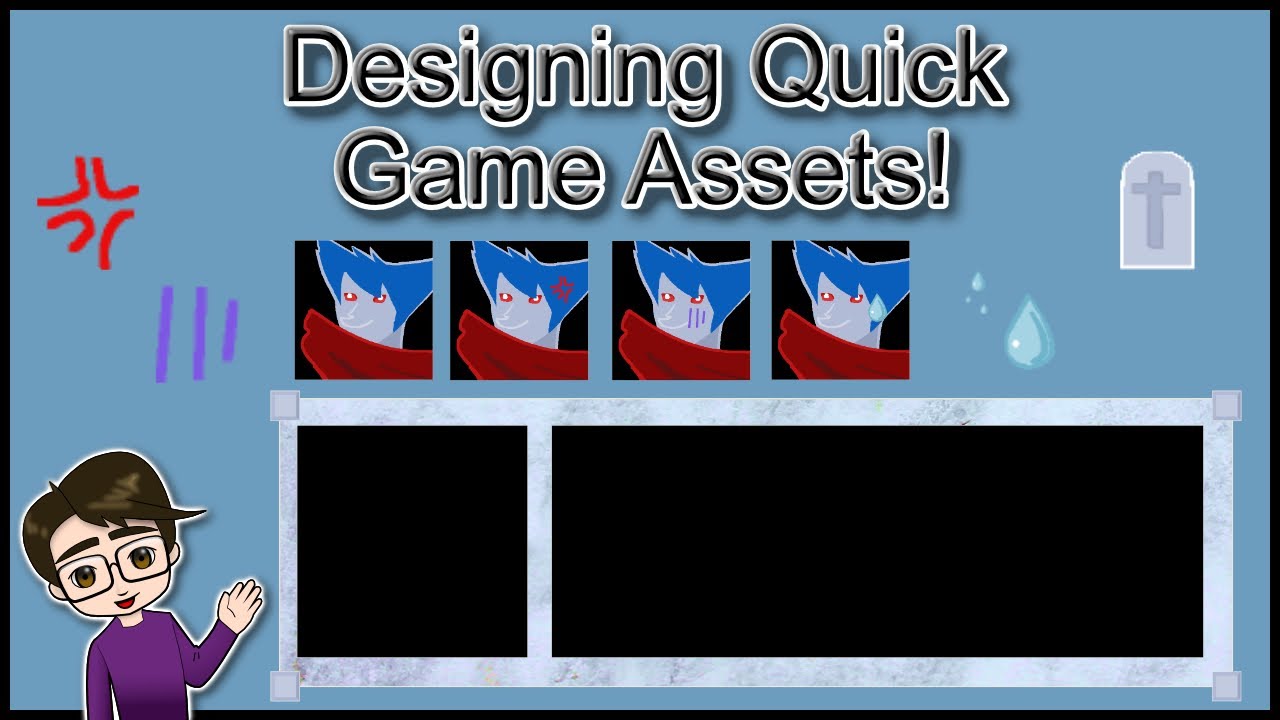Ghosts and Guilt Game Jam Art! Speed Vector Art