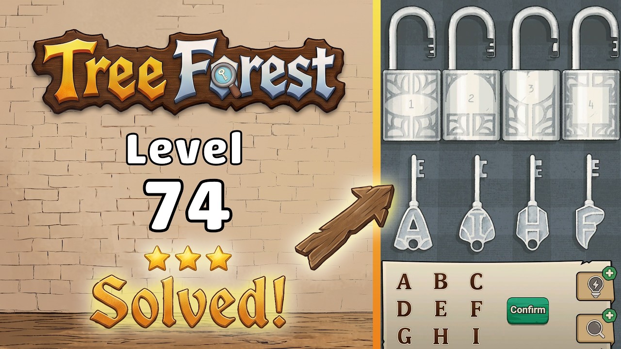 Tree Forest: Detective Words - Level 74 Walkthrough 🧩 | Full Solution & Gameplay! 🌲✨
