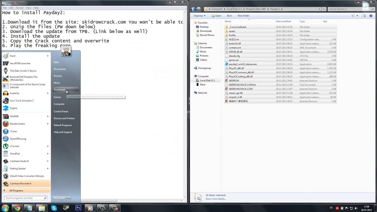 How To Install: PayDay 2 BETA Tutorial (ENG)