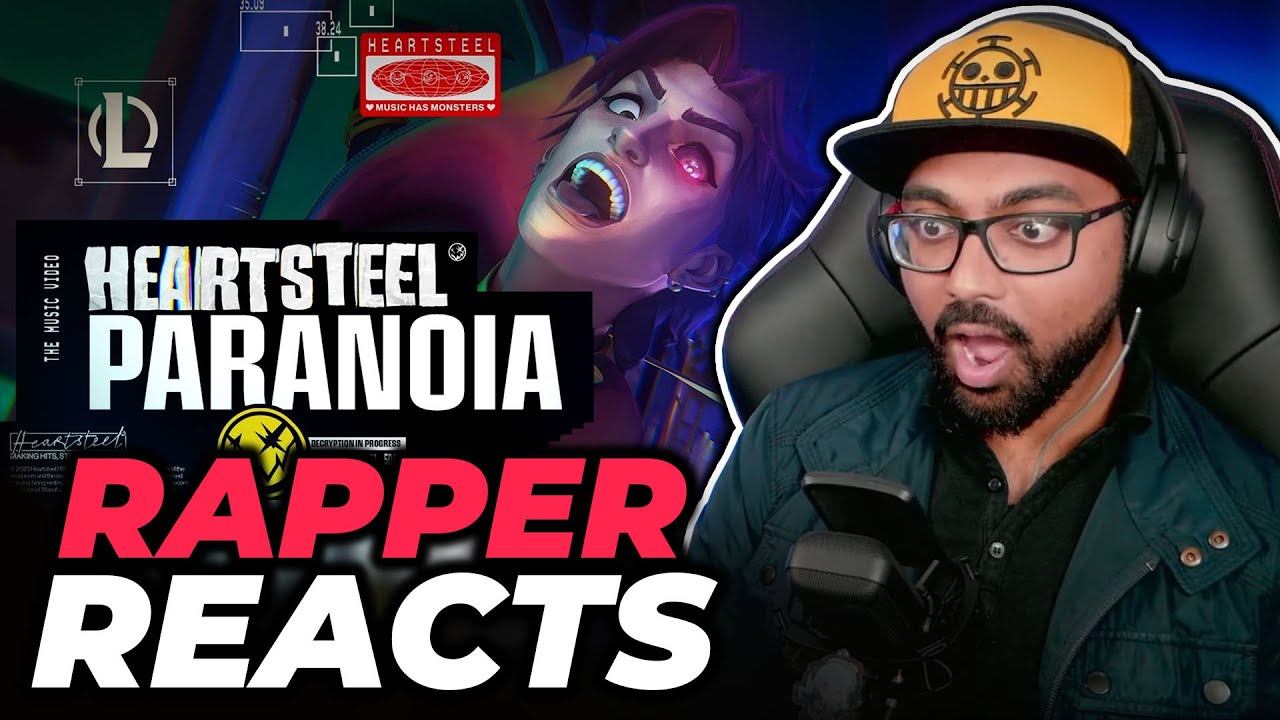 Rapper Reacts to HEARTSTEEL - PARANOIA ft. BAEKHYUN, tobi lou, ØZI, and Cal Scruby League of Legends