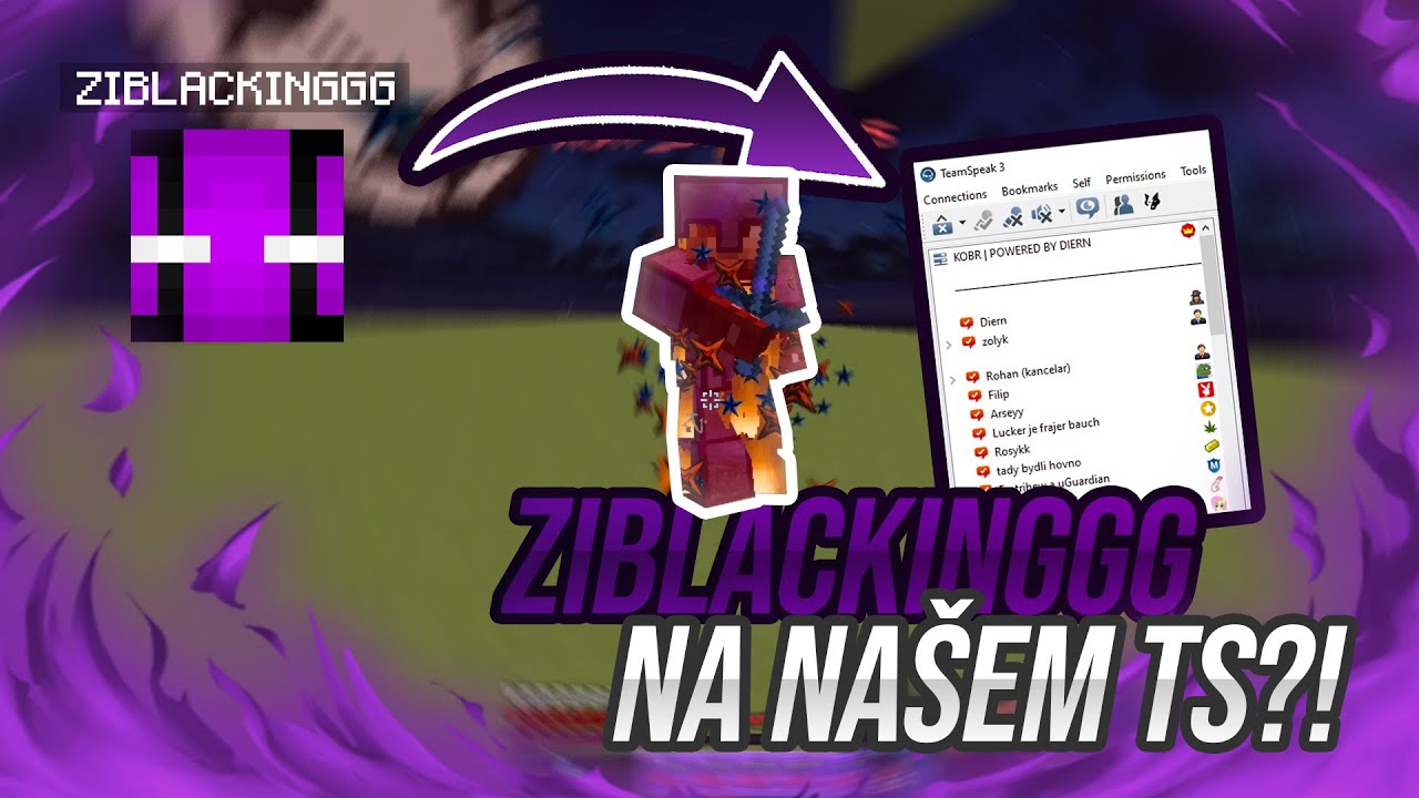 Ziblacking se připojil na náš Teamspeak?!