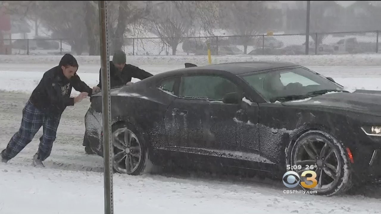 Blinding Snow & Poor Visibility Causing Major Struggles In Delaware County