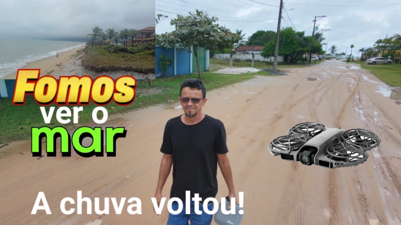 ESTIVE NA PRAIA MAS, VOLTEI CORRENDO, POR CAUSA DA CHUVA. 28/02/26