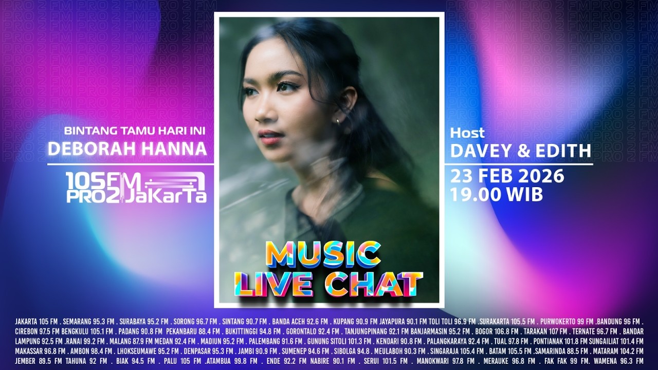 MLC PRO2 RRI JAKARTA - 105 FM | DEBORAH HANNA | 23 Februari 2026