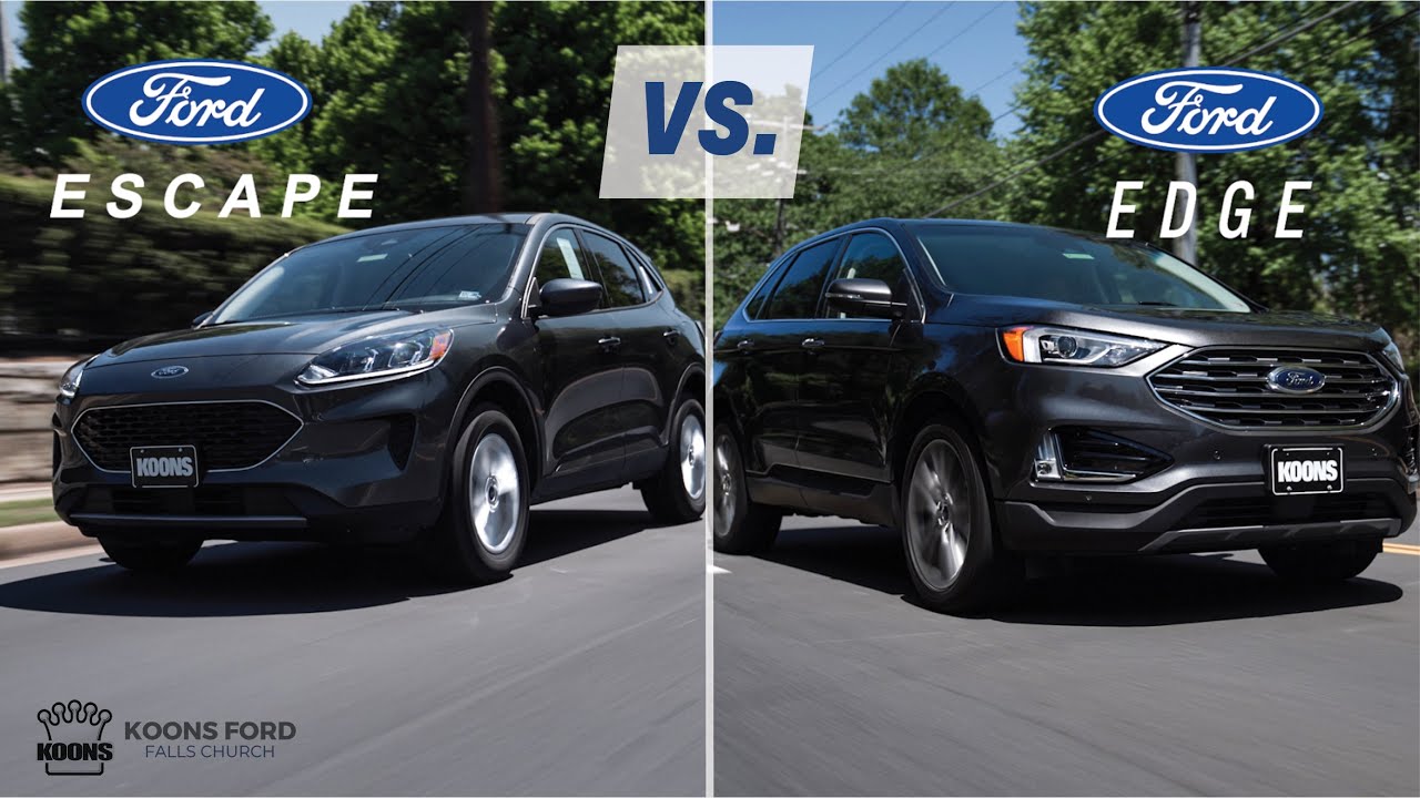 2020 Ford ESCAPE vs. 2020 Ford EDGE | Which One Is Best For YOU?