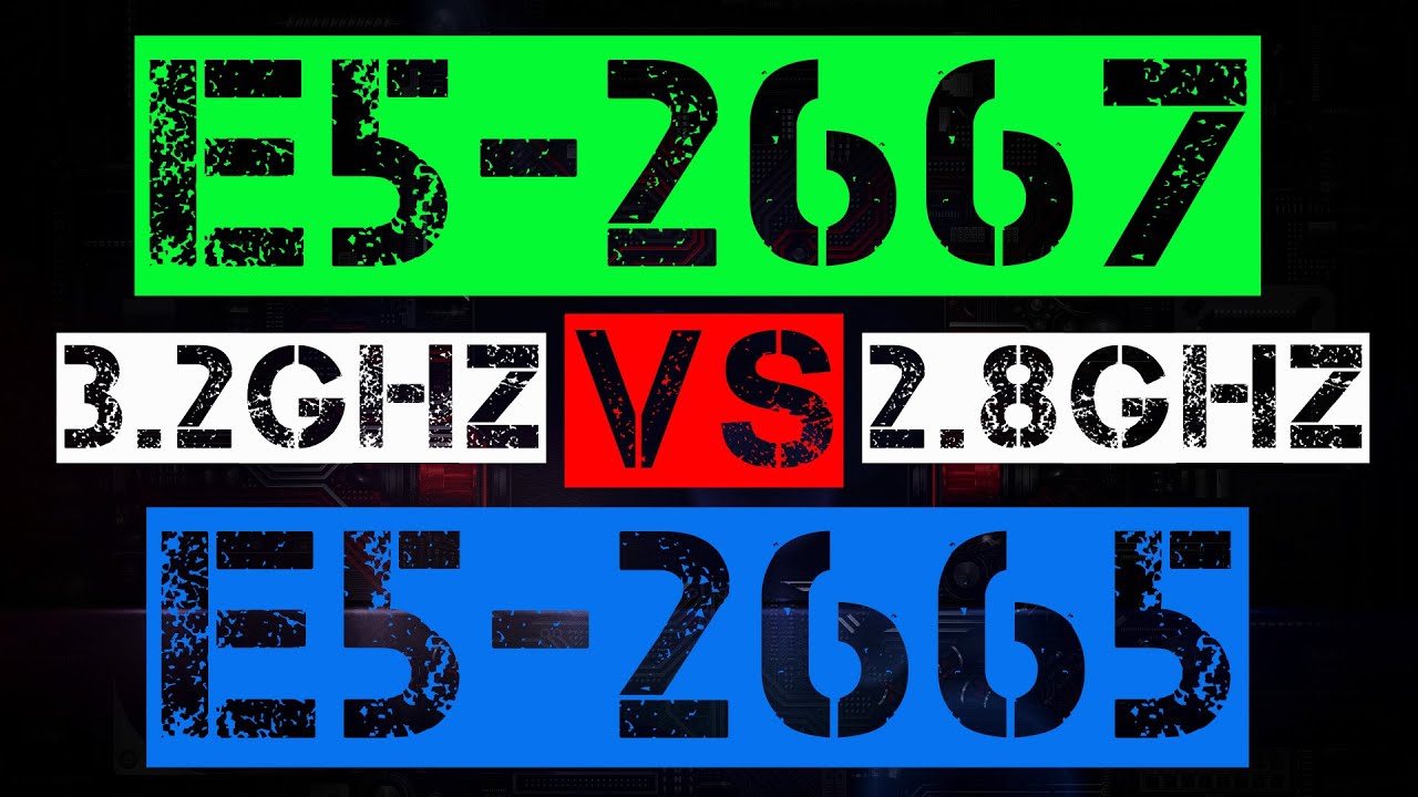 XEON E5-2667 VS E5-2665