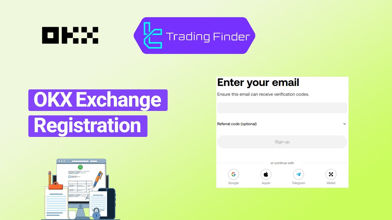 ✔️✖️ OKX Exchange Registration 2025 [3-Step Process Using Email or Phone Number] [TradingFinder]