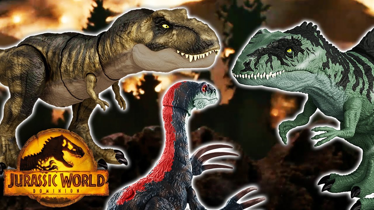 Final Dinosaur Battle Scene 🦖🦕 | Jurassic World Dominion | Mattel Action!