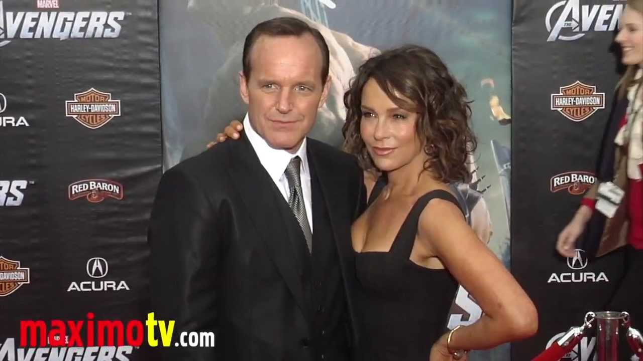 Clark Gregg and Jennifer Grey at 