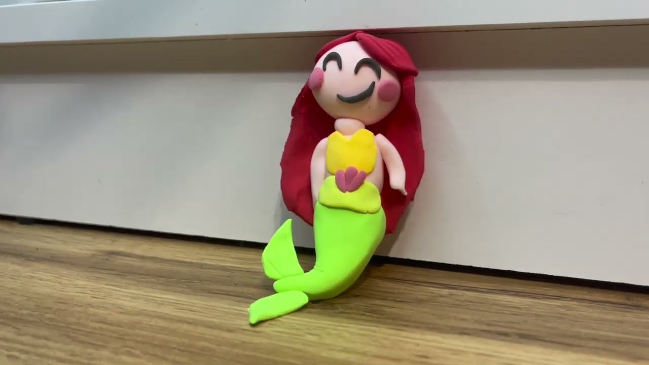 Let's make a mermaid out of clay