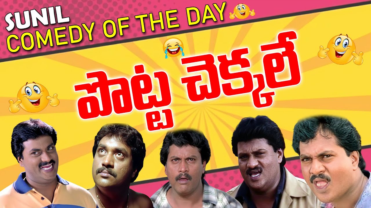 😂సునీల్ కామెడీకి పొట్ట చెక్కలే🤣 | Sunil Non Stop Comedy Scenes | iDream