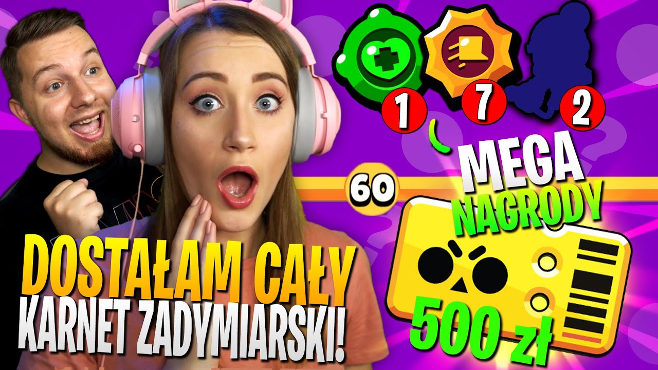Dostałam CAŁY KARNET Zadymiarski od CHŁOPAKA w Brawl Stars ... (mega SZCZĘŚCIE!)
