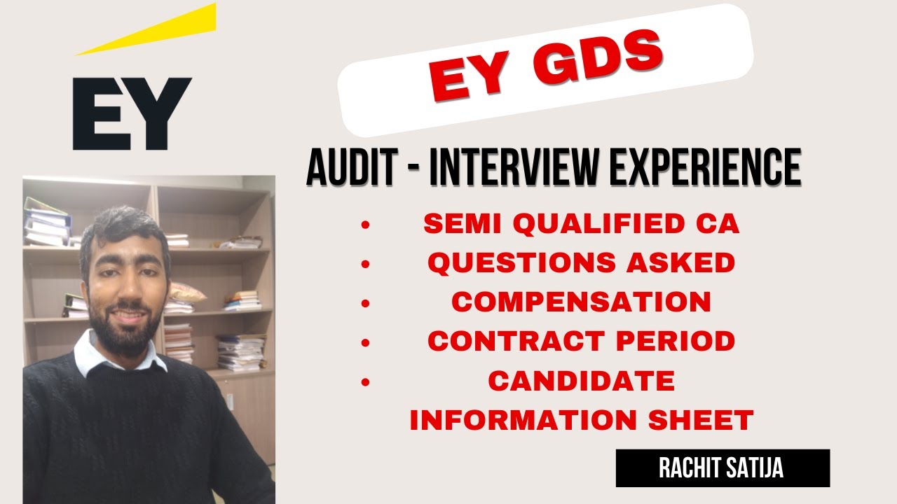 How I got selected in EY GDS | External Audit for Semi Qualified CAs | Contractual hire | 2025