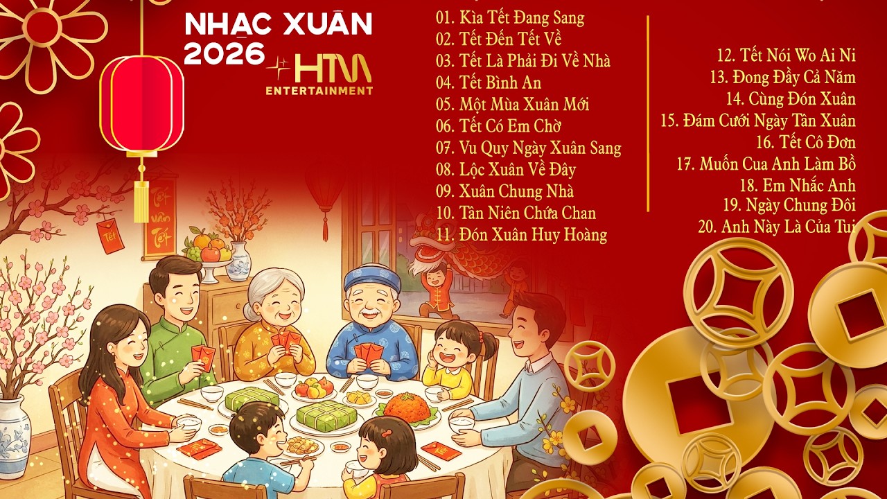 Tuyển Tập Nhạc Xuân Hot Tiktok - Kìa Tết Đang Sang - Nghe Là Thấy Tết Đến Rộn Ràng