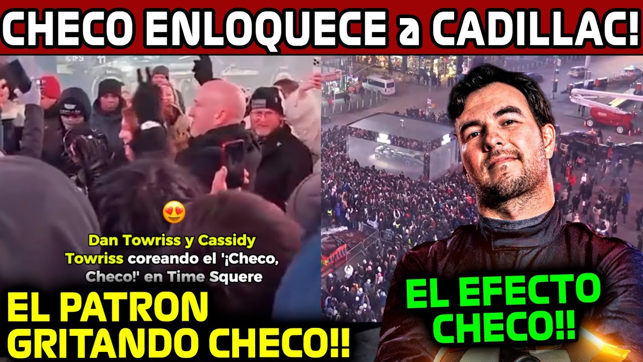 CEO de CADILLAC EXPERIMENTA el PODER de CHECO!! PRESENTACION del AUTO CADILLAC F1 2026! NOTICIAS F1
