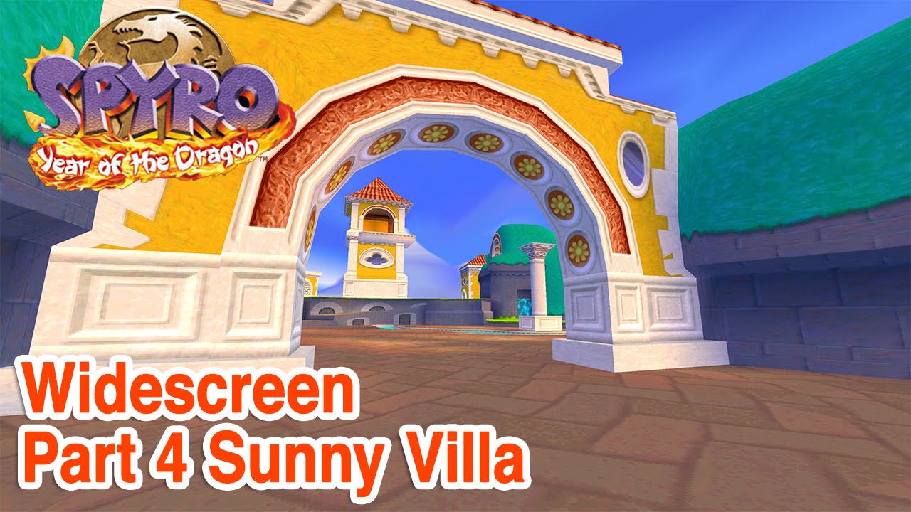 Spyro 3 - Part 4: Sunny Villa | [HD] [PS1] [Widescreen Hack]