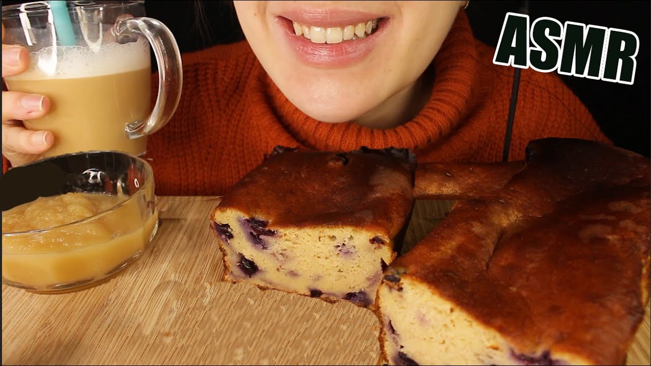 ASMR BERRY BANANA BREAD CAKE SWEETS DESSERT | MUKBANG EATING SOUNDS No Talking 먹방 | Kasmia ASMR