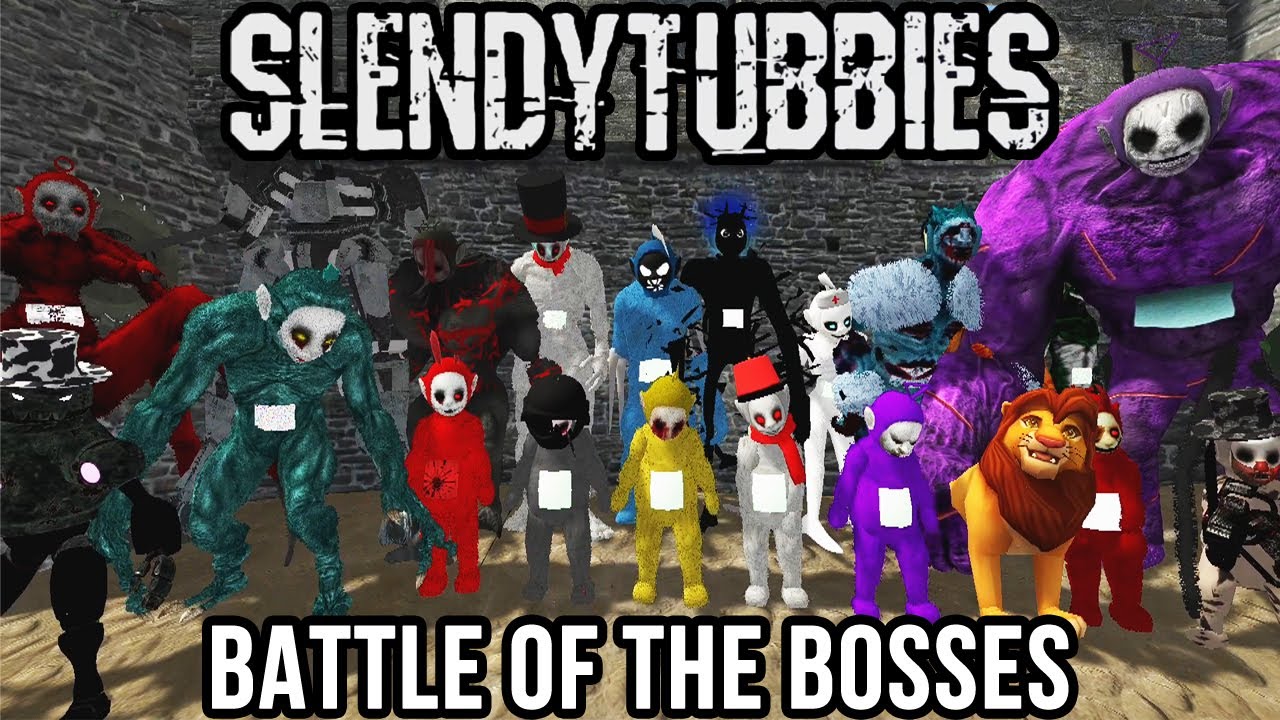 LET THE CHAOS BEGIN!! SLENDYTUBBIES: GROWING TENSION - BATTLE OF THE BOSSES 1 V 1 TOURNAMENT