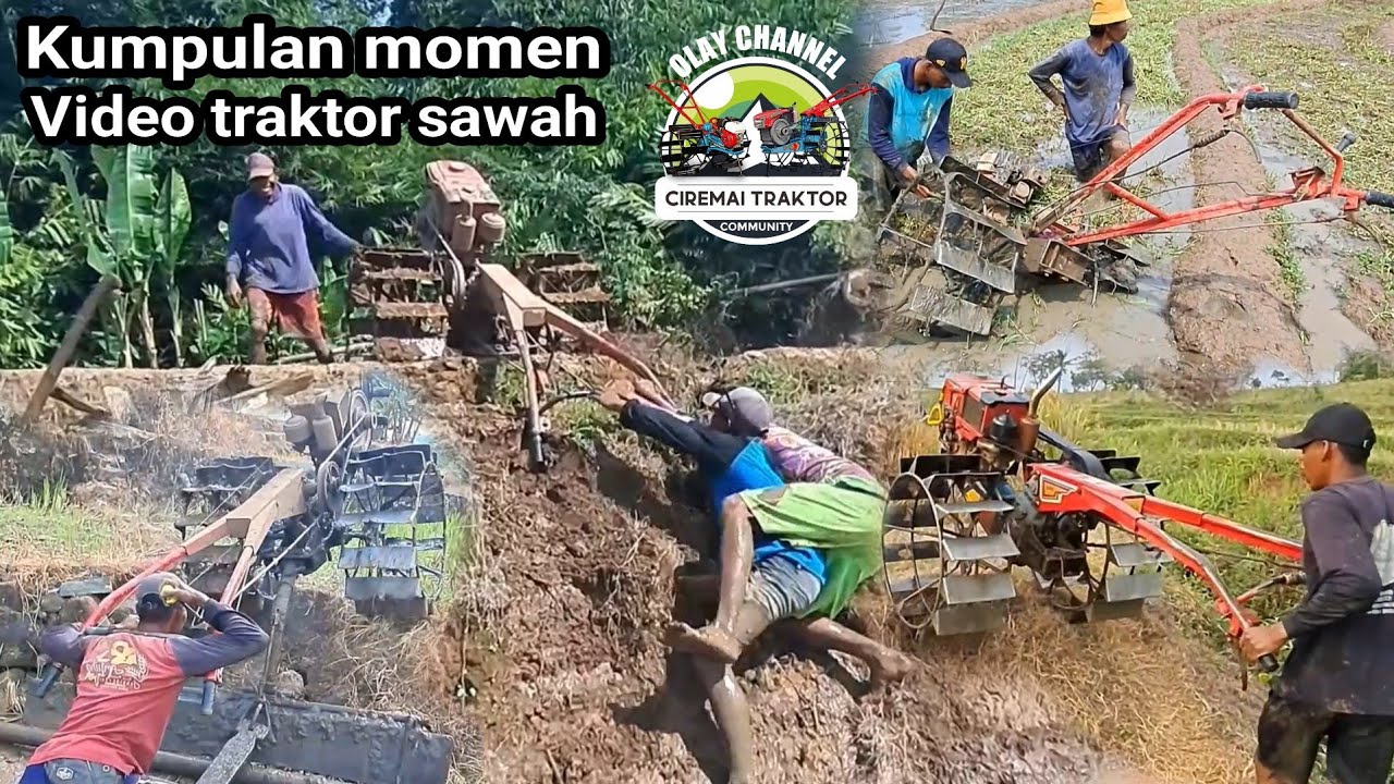 Kumpulan momen terbaik traktor sawah @Olaychannel part 8