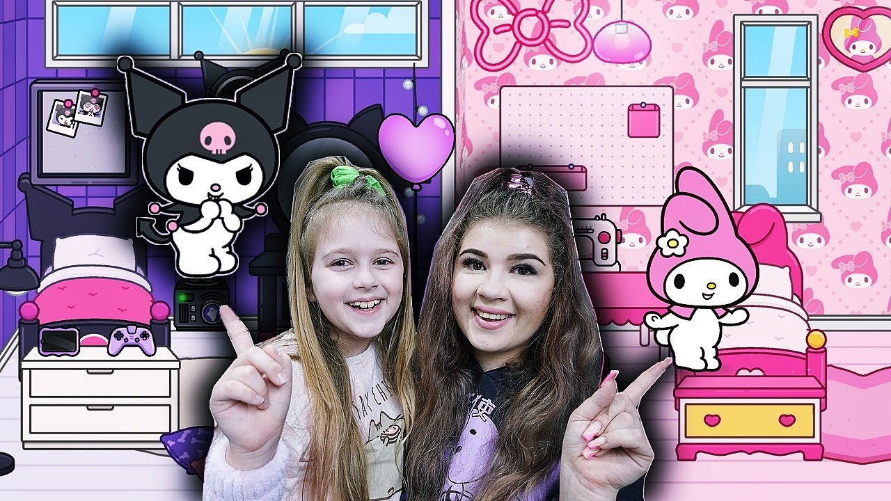 KUROMI VS MY MELODY 💜 DARIA VS OLIWKA CHALLENGE 💜